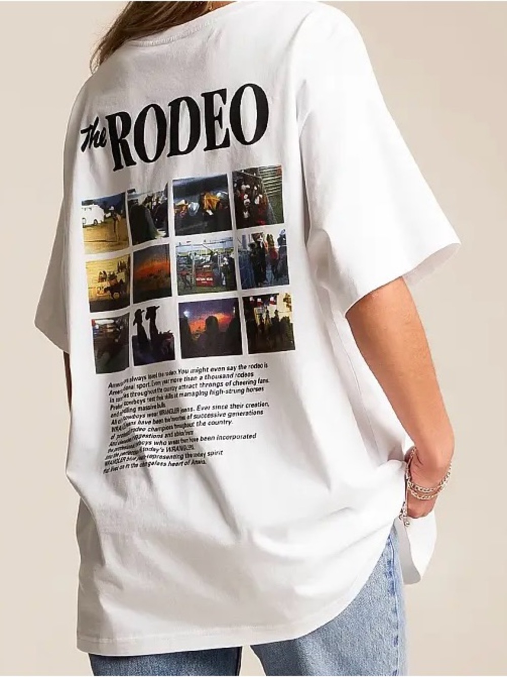 Wrangler White Rodeo T-Shirt